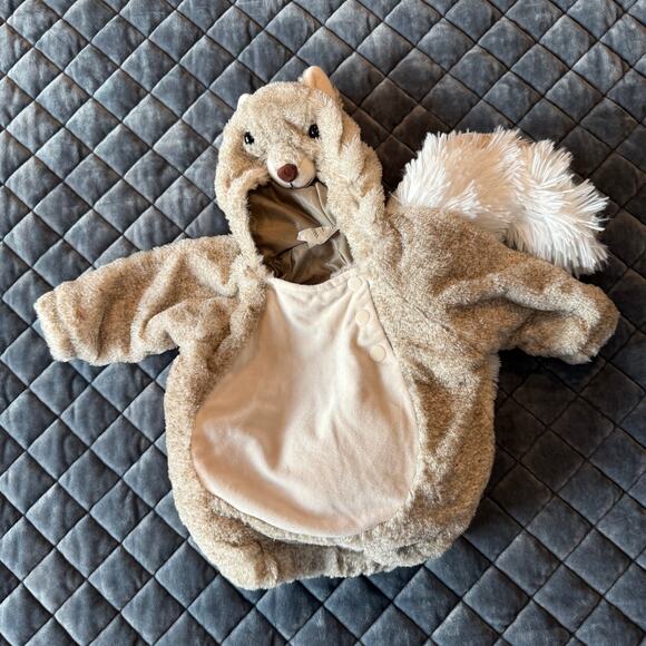 Infant baby squirrel costume warm fuzzy size 0-6m - Picture 1 of 5